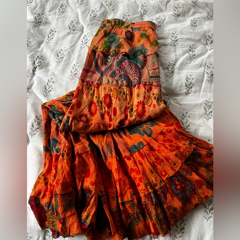 Hippy maxi skirt